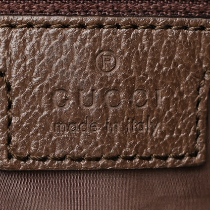 Gucci Tender GG Supreme Monogram Textured Dollar Calfskin Web Tote Beige Ebony New Acero 5 of 9