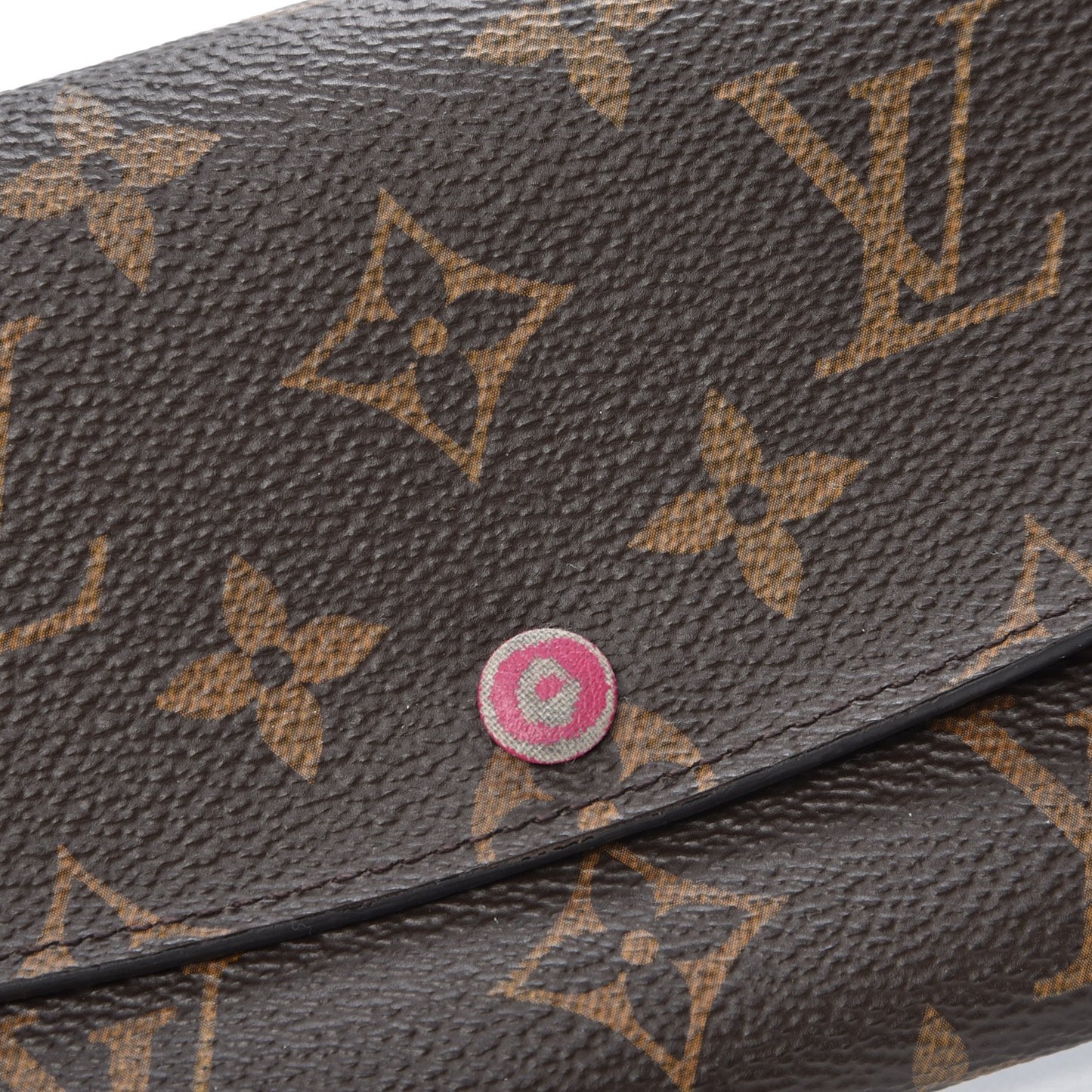 Monogram Emilie Wallet Hot Pink