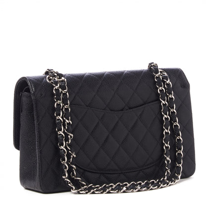 Chanel Caviar Quilted Medium Double Flap Black 3 of 11