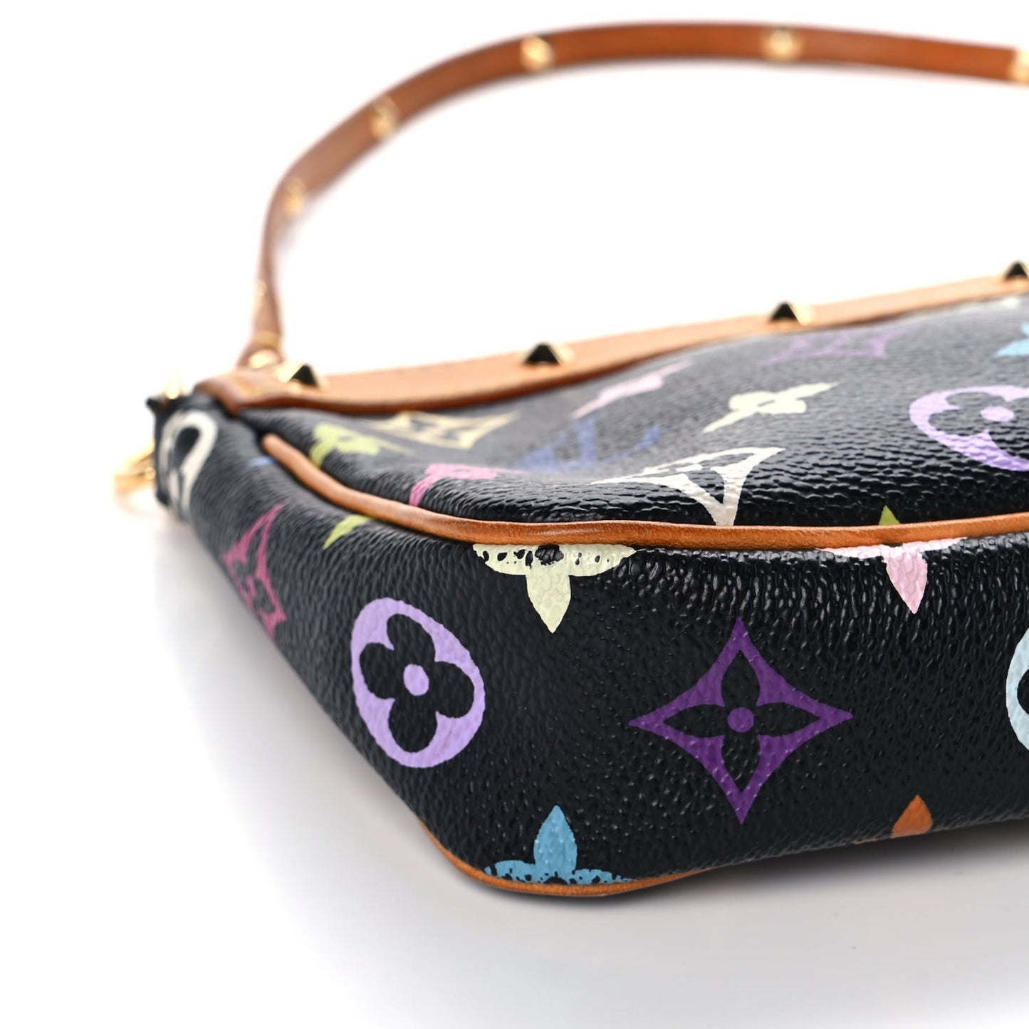 Monogram Multicolor Pochette Accessories Black