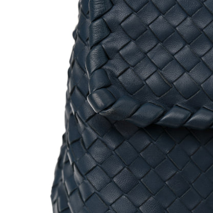 Bottega Veneta Nappa Intrecciato Medium Olimpia Shoulder Bag Denim 15 of 15