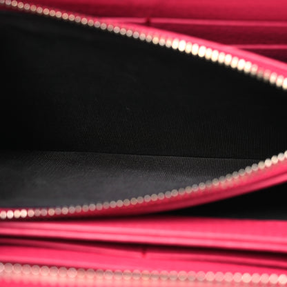 Gucci Pebbled Calfskin Soho Zip Around Wallet Pink 6 of 17