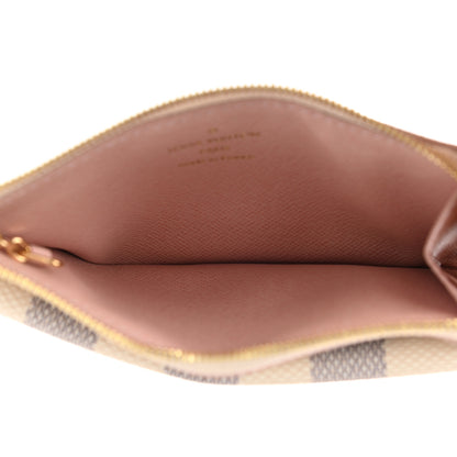 Louis Vuitton Damier Azur Recto Verso Card Holder Rose Ballerine 5 of 7
