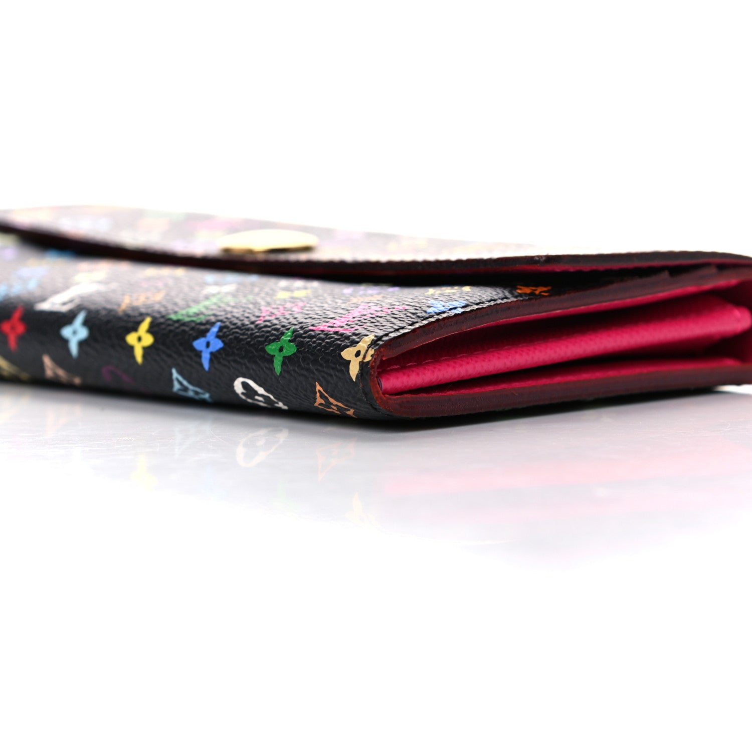 Louis Vuitton Monogram Multicolor Sarah Wallet Black Grenade 10 of 11