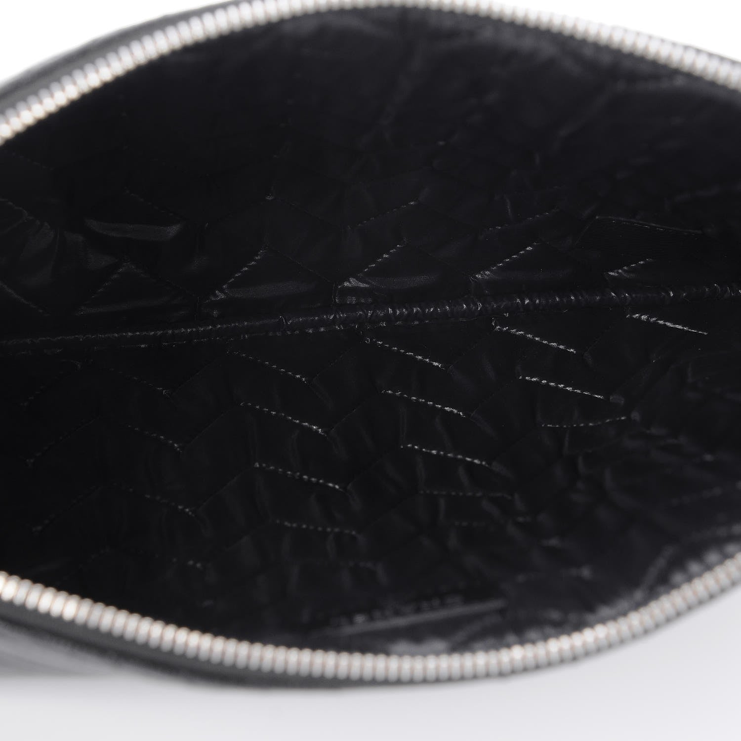 Chanel Caviar Chevron Medium Cosmetic Case Black 5 of 8