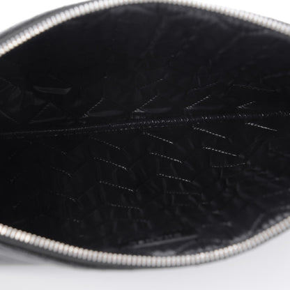 Chanel Caviar Chevron Medium Cosmetic Case Black 5 of 8