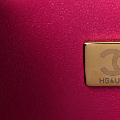 Chanel Lambskin Quilted Mini Rectangular Flap Pink 8 of 9