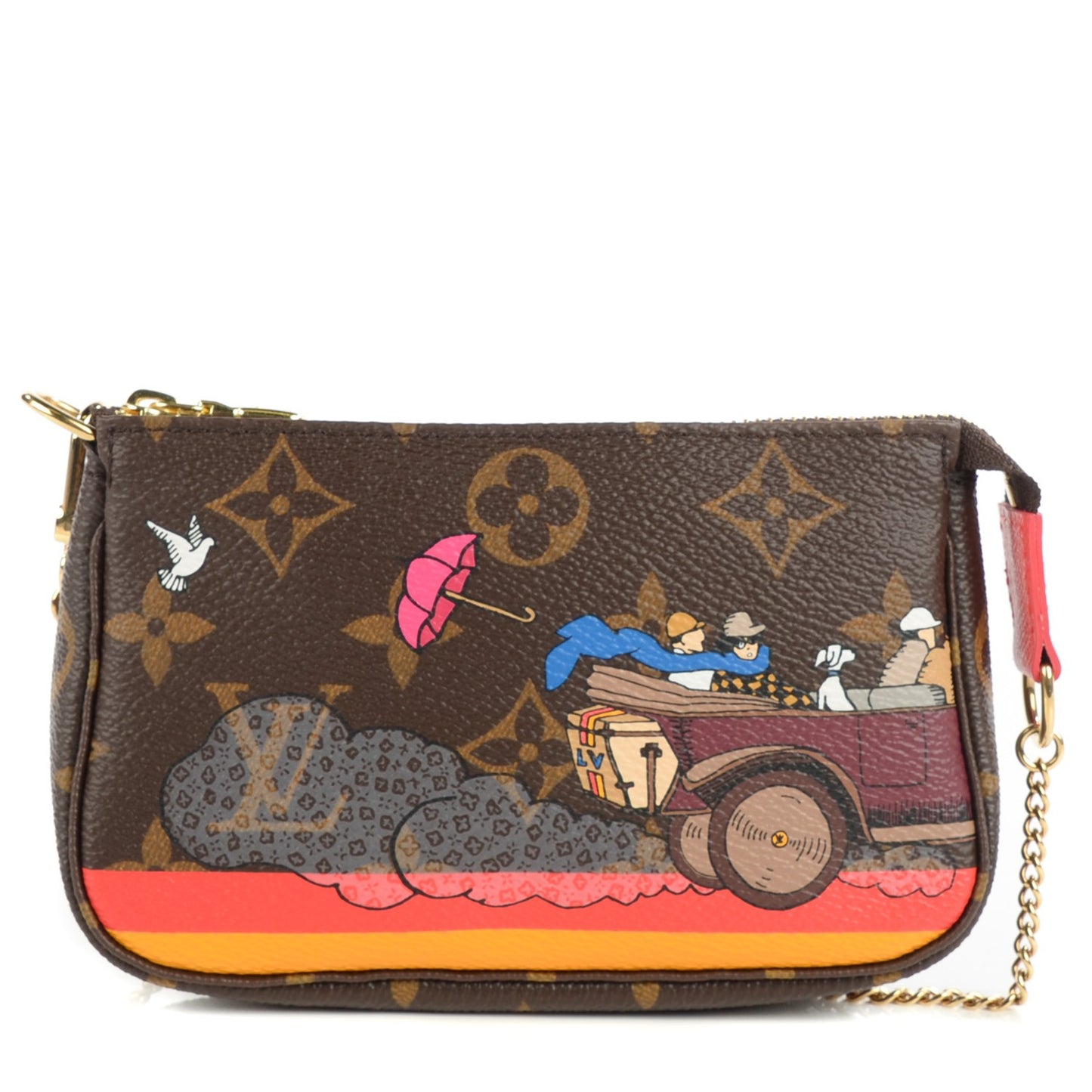 Monogram 2015 Christmas Animation Mini Pochette Accessories