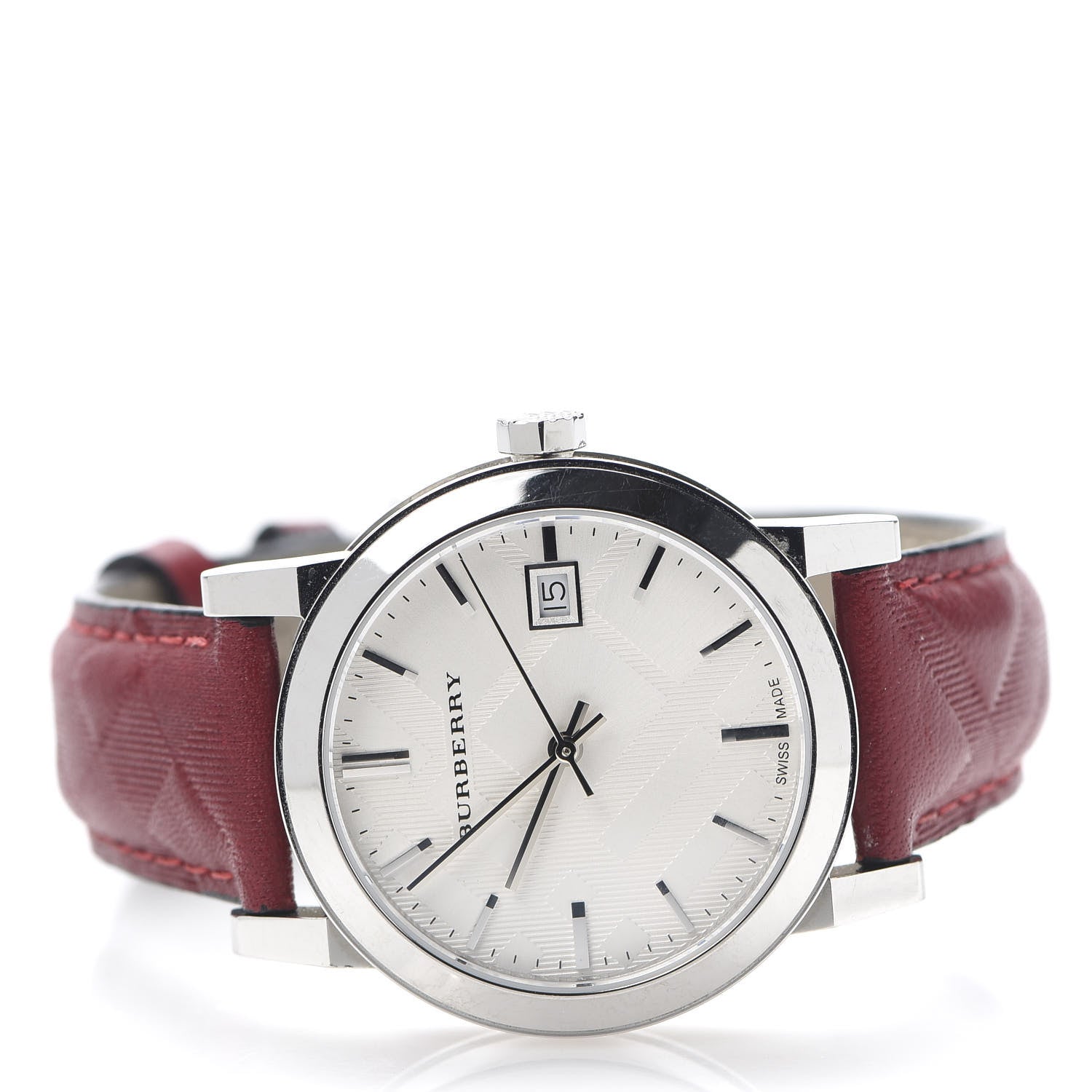 Burberry Stainless Steel Calfskin 34mm The City Quartz Watch BU9152 3 of 9