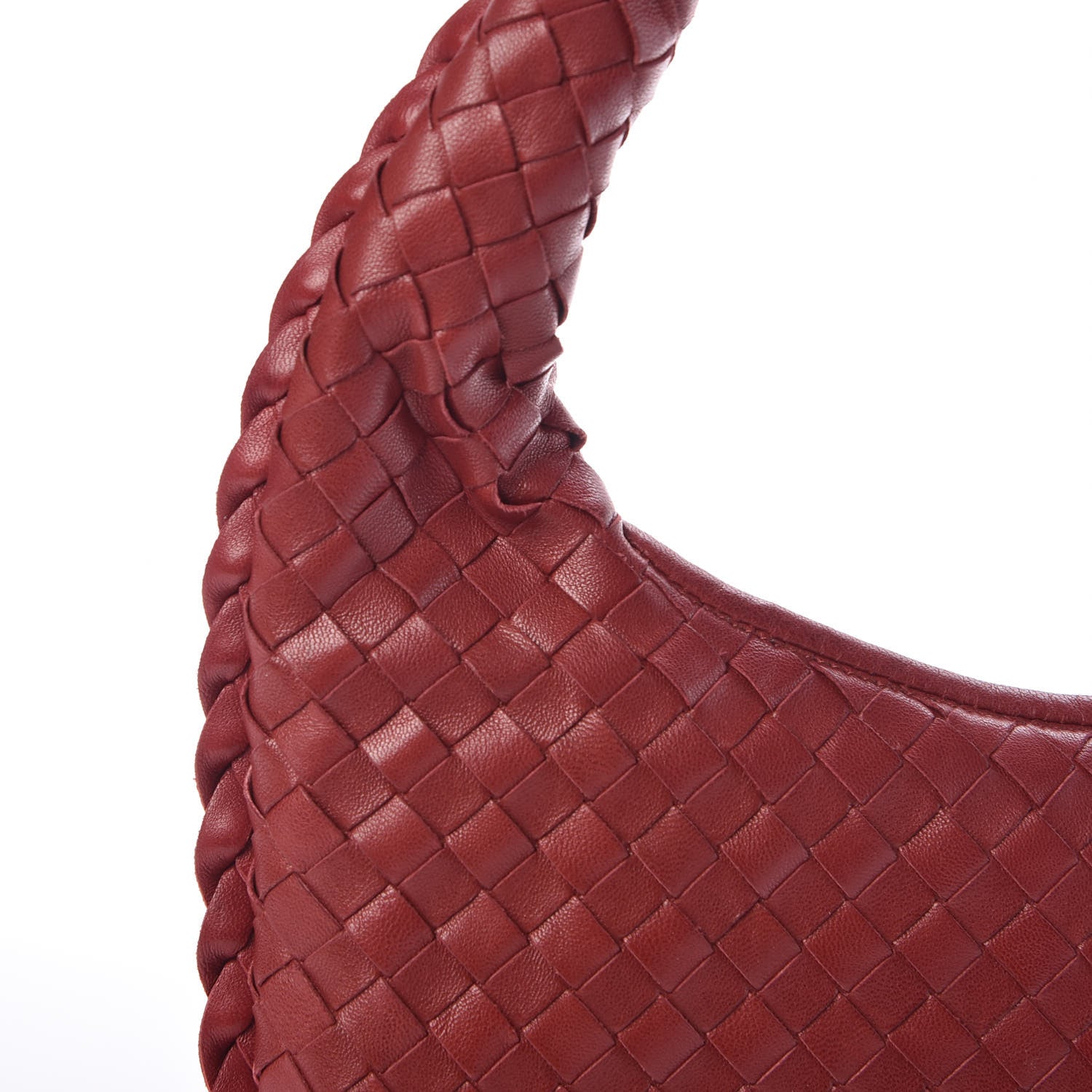 Bottega Veneta Nappa Intrecciato Small Hobo Bordeaux 11 of 15