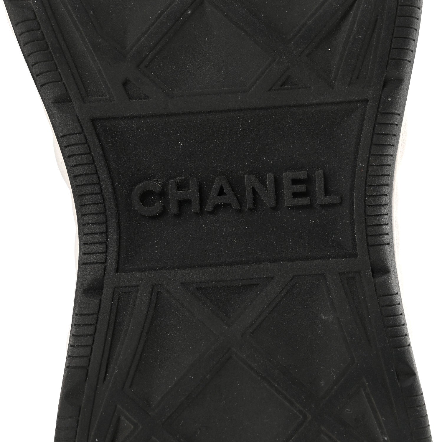 Chanel Velvet Calfskin Mixed Fibers CC Sneakers 37 Black 7 of 10