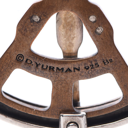 David Yurman Sterling Silver Bronze Maritime Sexton Amulet Pendant 3 of 3