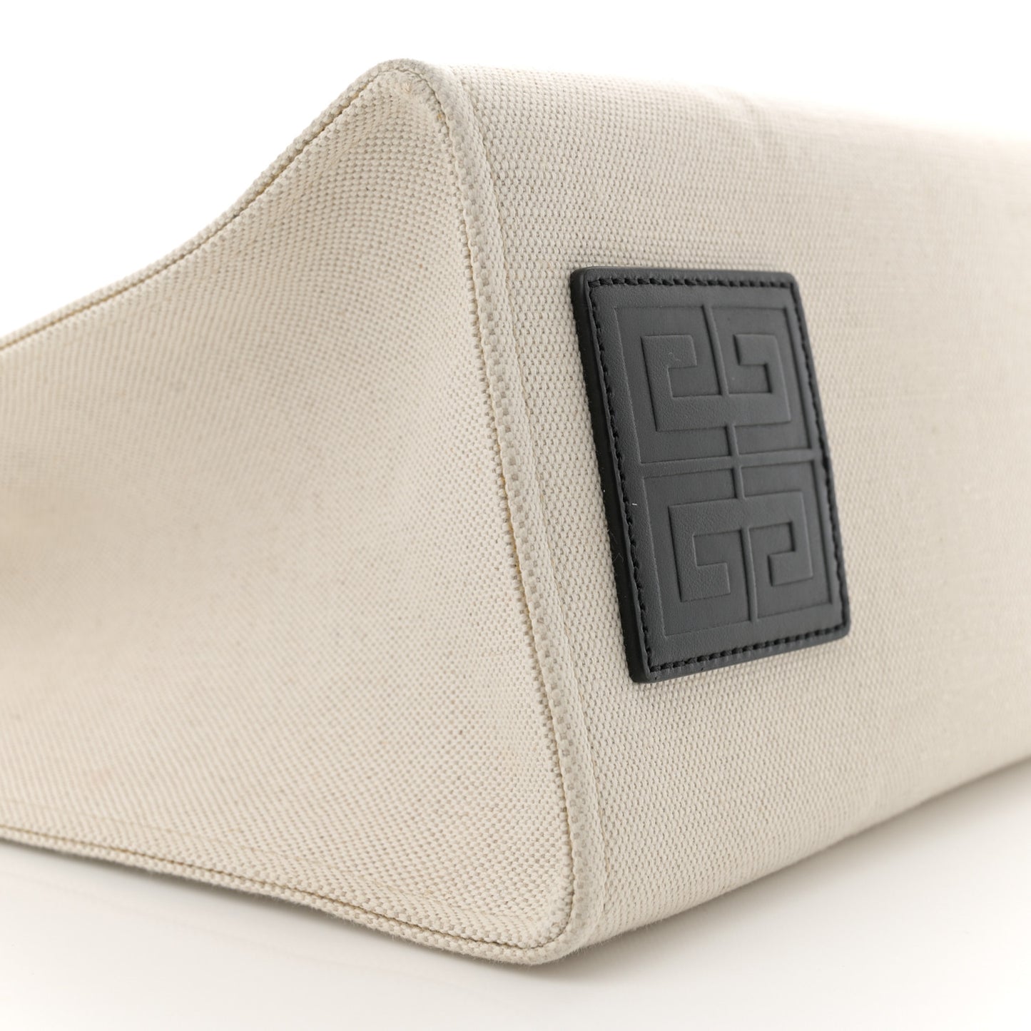 Canvas Medium G-Tote Beige Black