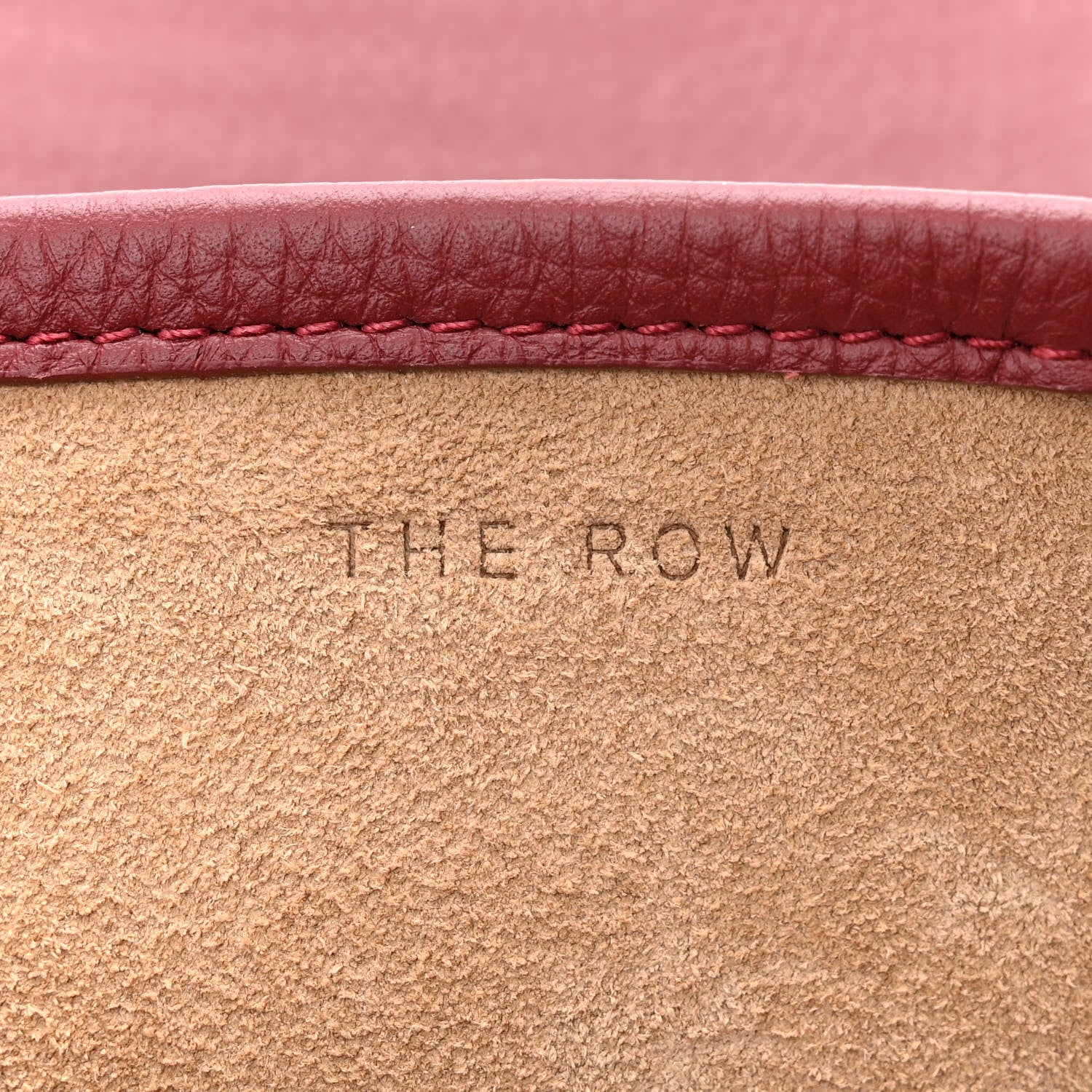 The Row Grained Calfskin Small N/S Park Tote Terracotta 6 of 10