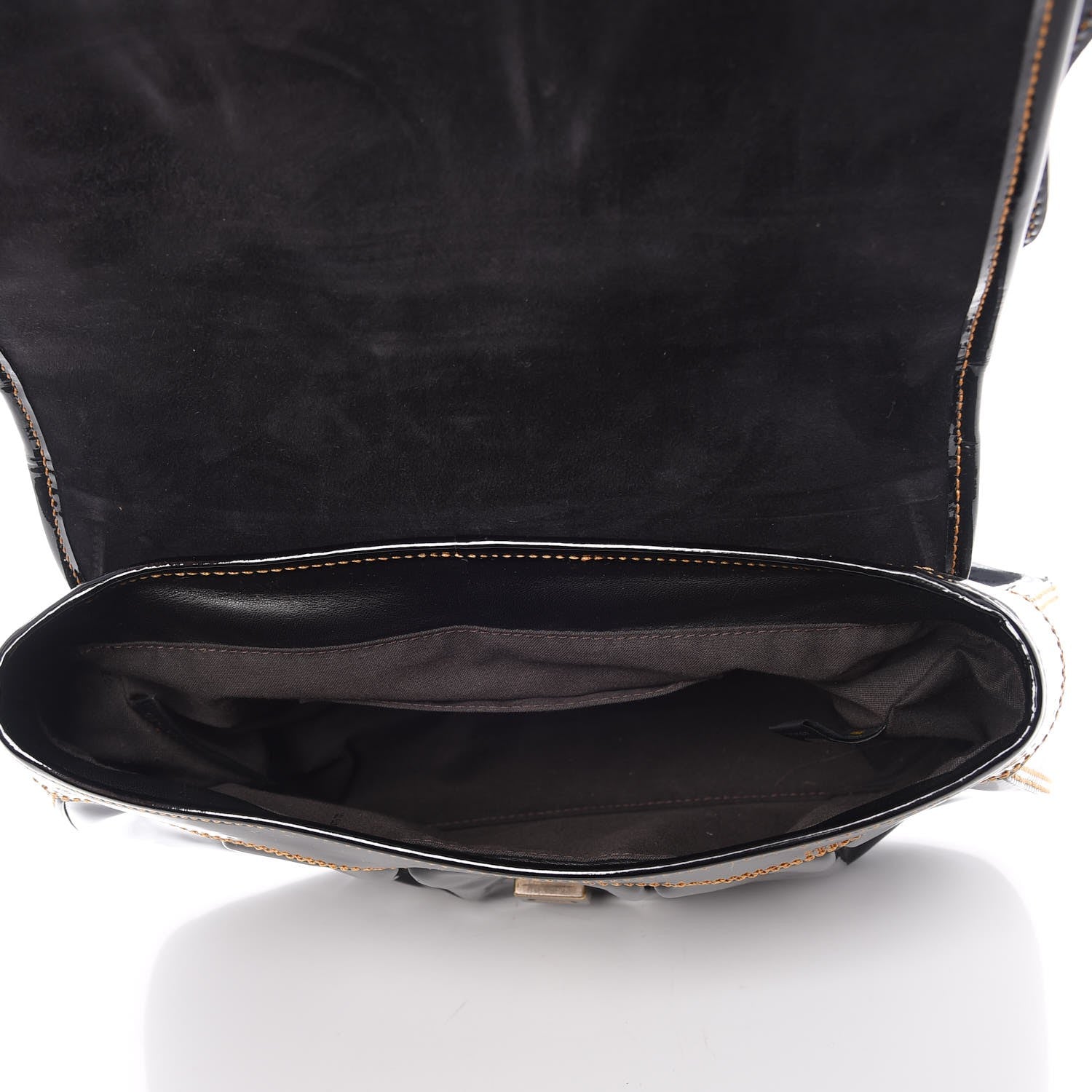 Fendi Patent B Bag Black 5 of 11