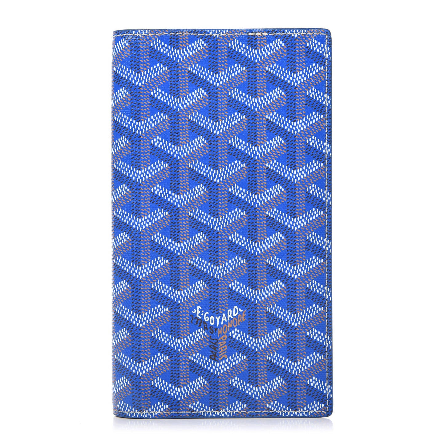 Goyardine Phone Holder Sky Blue
