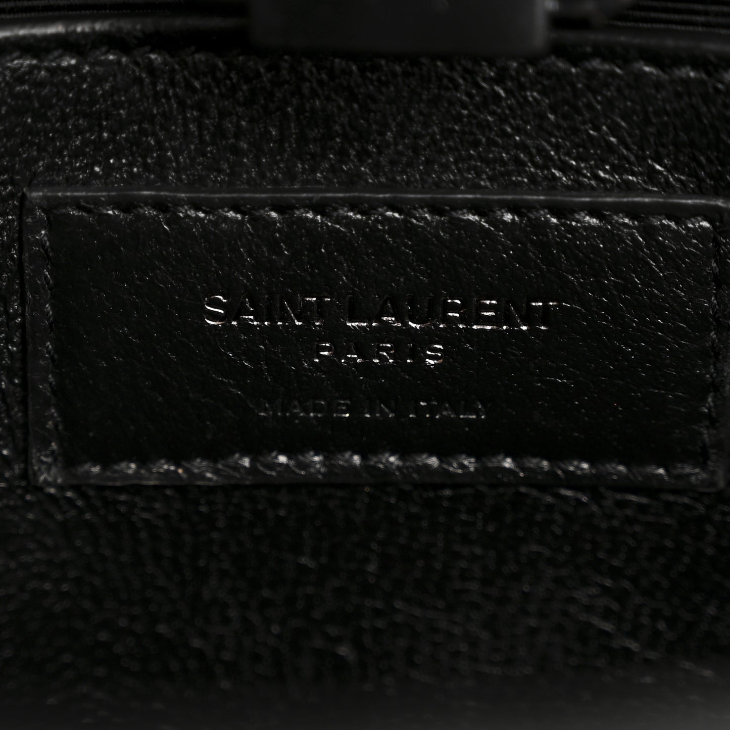 Grain De Poudre Small Monogram Monochrome Kate Satchel Black