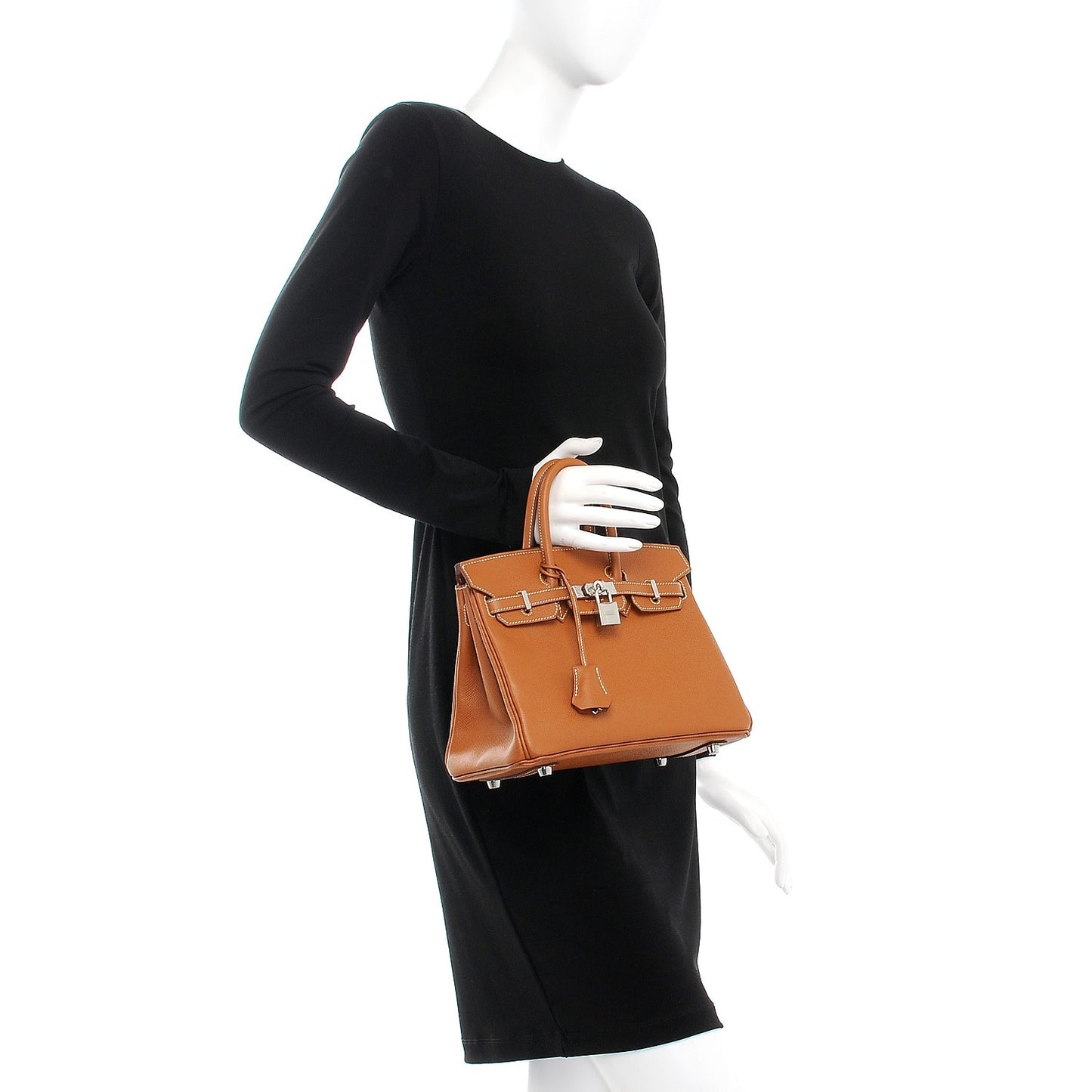 Epsom Birkin 25 Gold