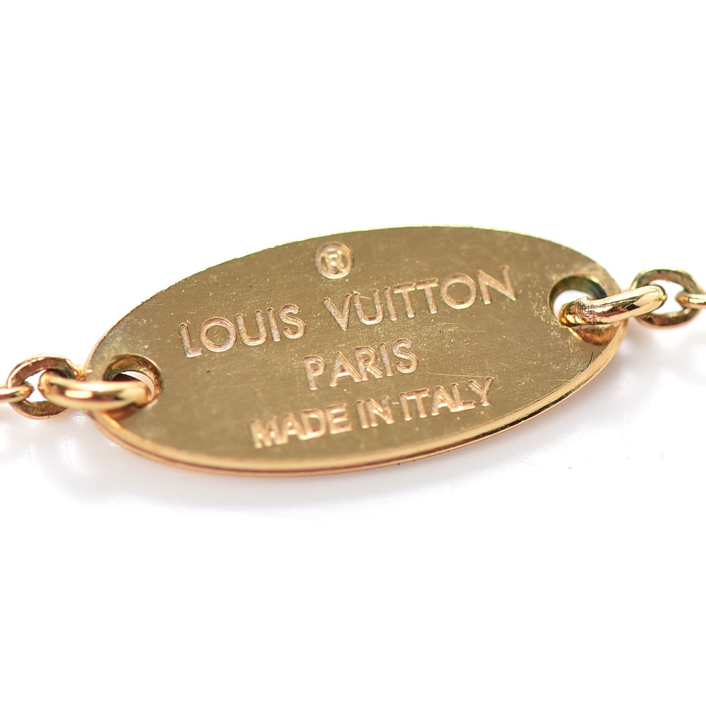 Nanogram Name Tag Necklace Gold