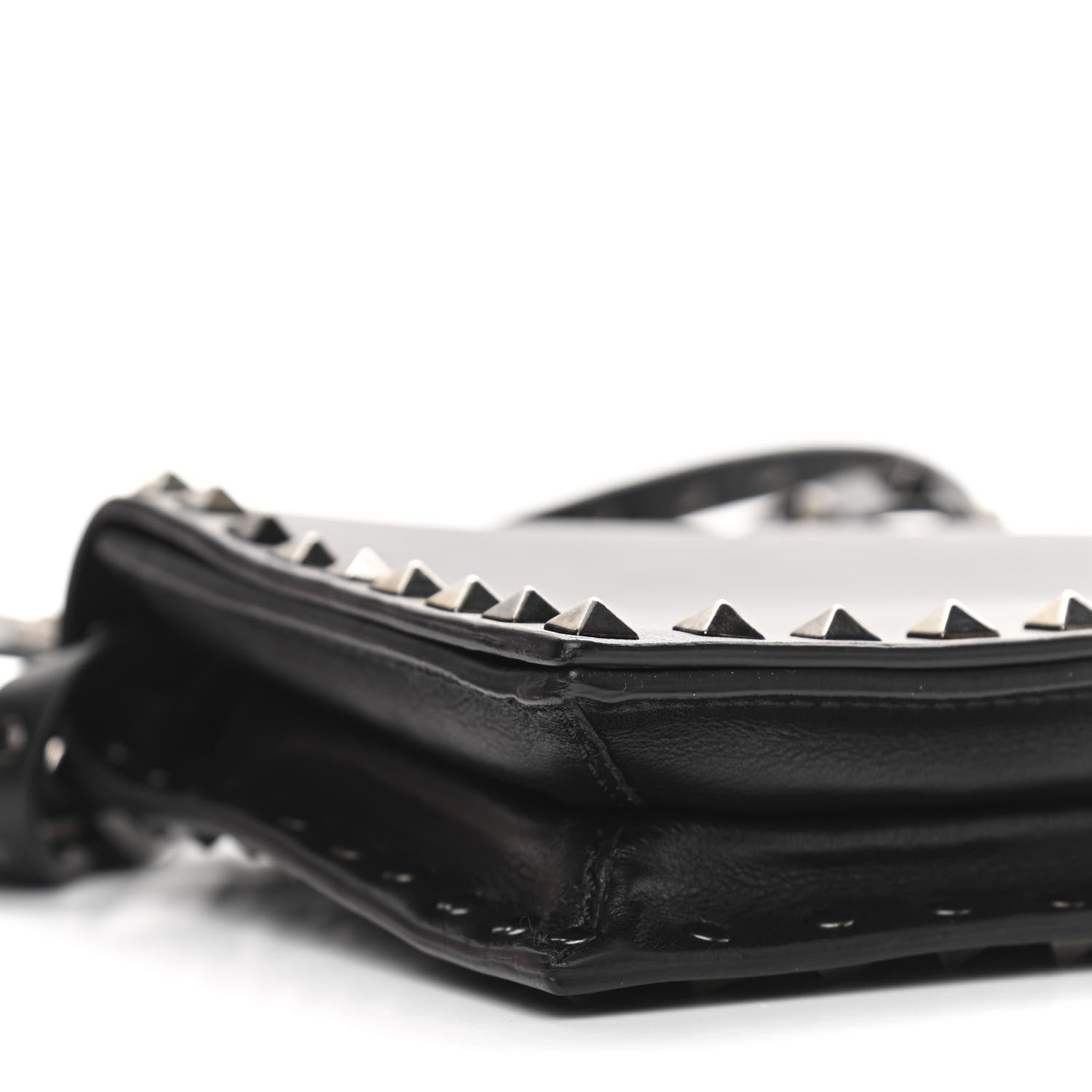 Valentino Garavani Vitello Rockstud Crossbody Bag Black 8 of 9