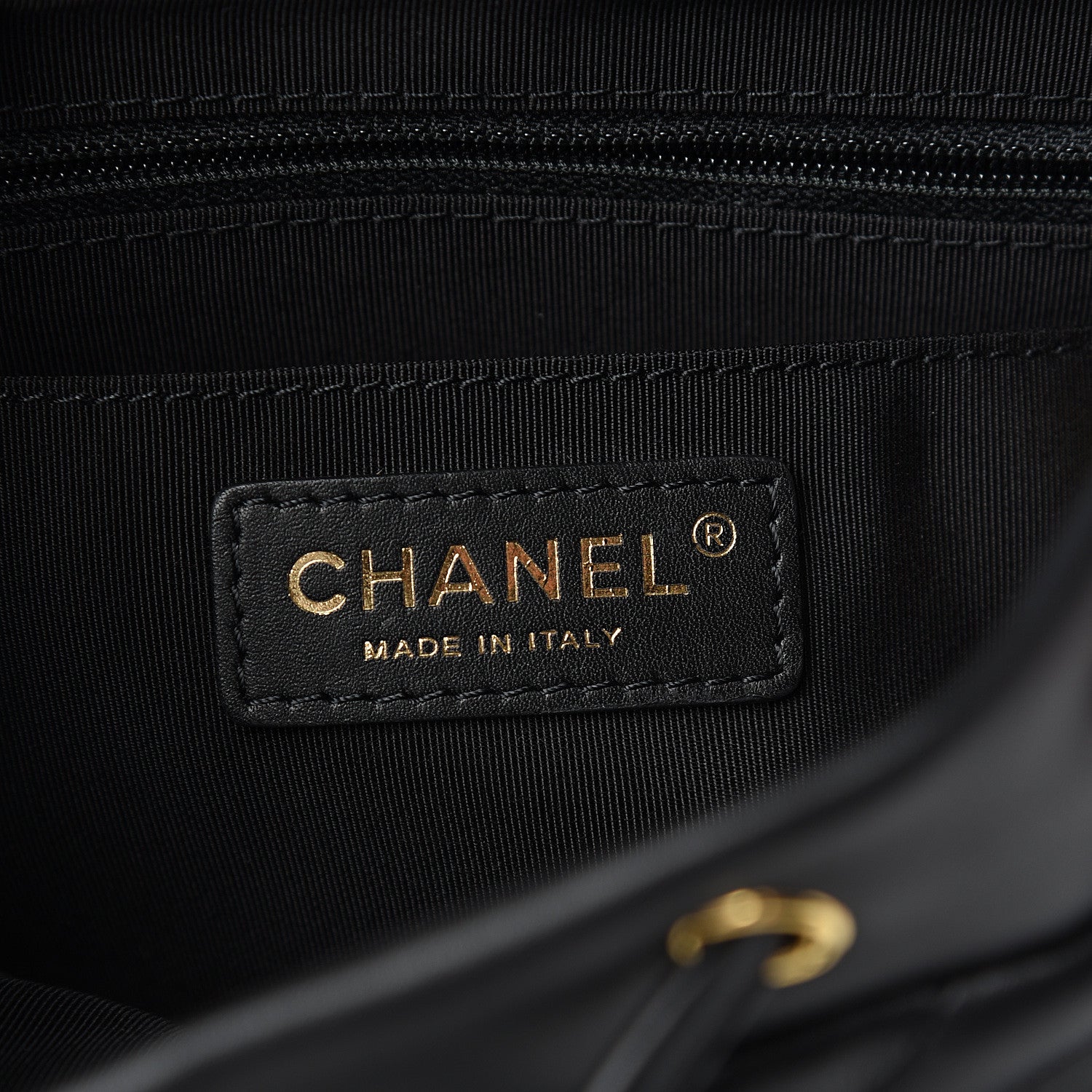 Chanel Calfskin Chevron Quilted Small Urban Spirit Backpack Black 5 of 10