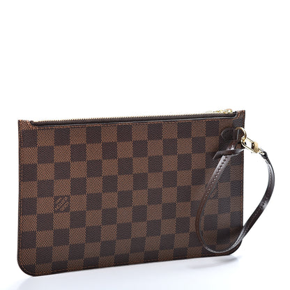 Louis Vuitton Damier Ebene Neverfull MM GM Pochette 2 of 8