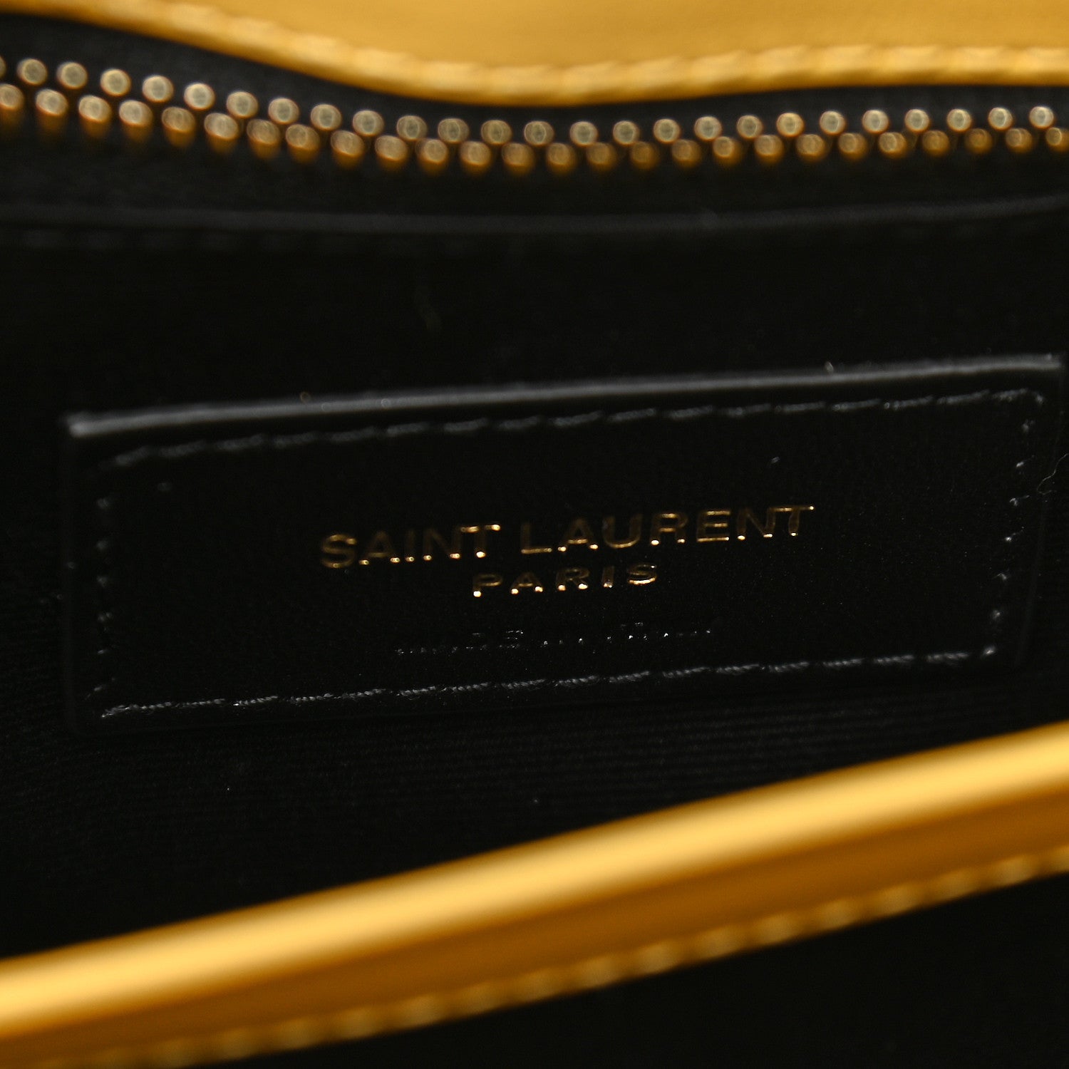 Saint Laurent Calfskin Y Quilted Monogram Toy Loulou Crossbody Bag Sunflower 9 of 9
