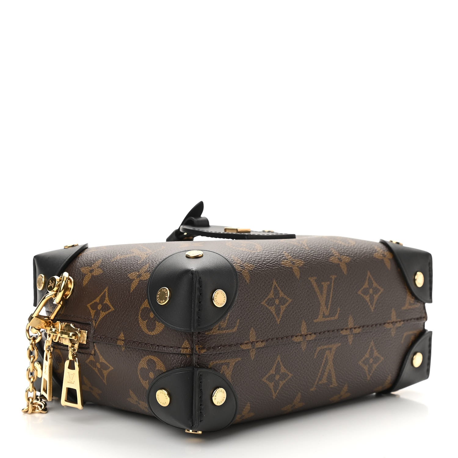 Louis Vuitton Monogram Petite Malle Souple Black 4 of 9