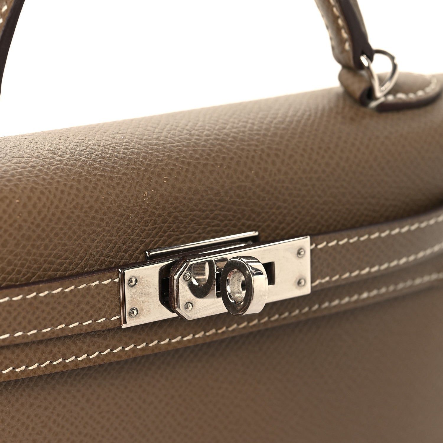 Hermes Epsom Mini Kelly Sellier 20 Etoupe 11 of 12