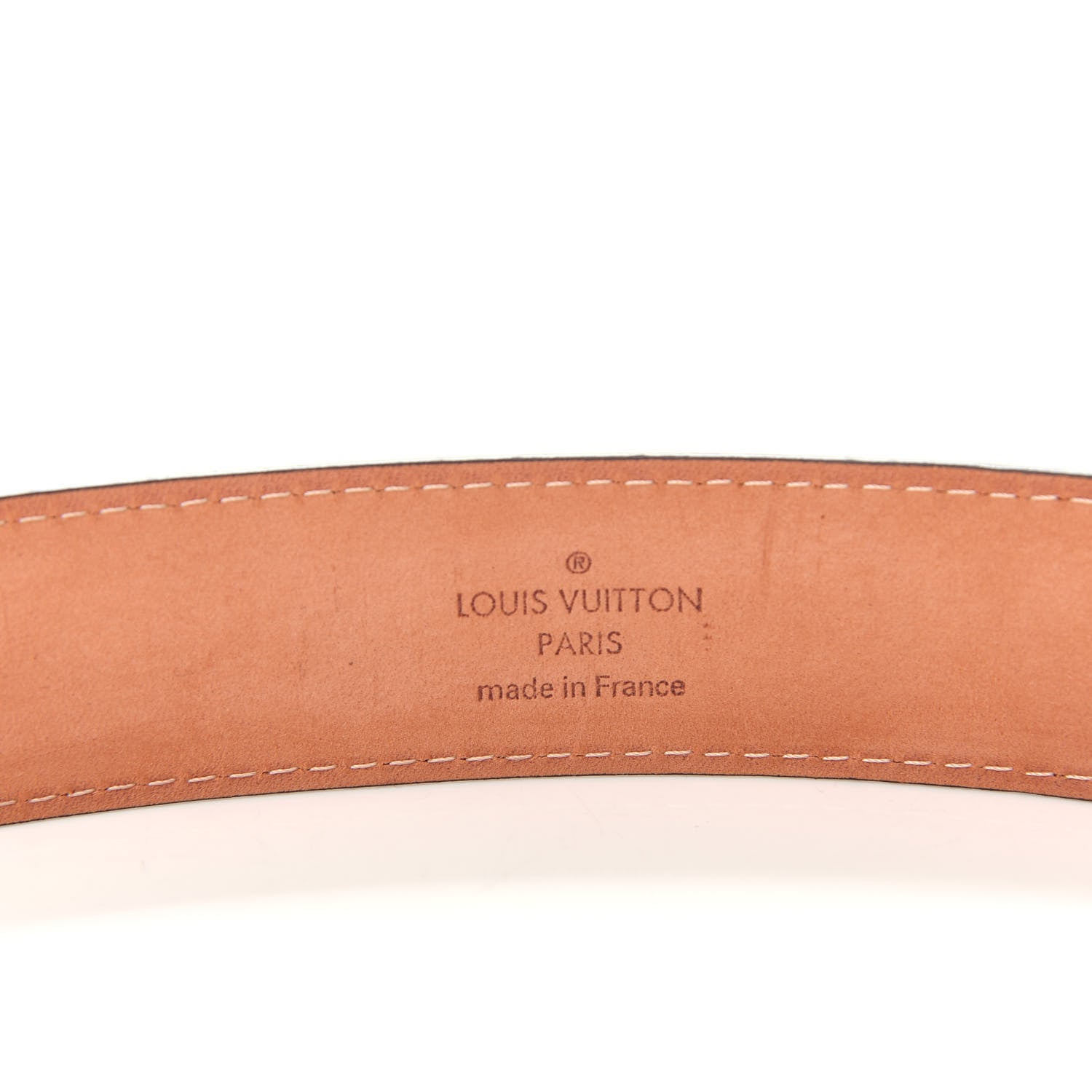 Louis Vuitton Damier Ebene 30mm Ellipse Belt 85 34 7 of 7