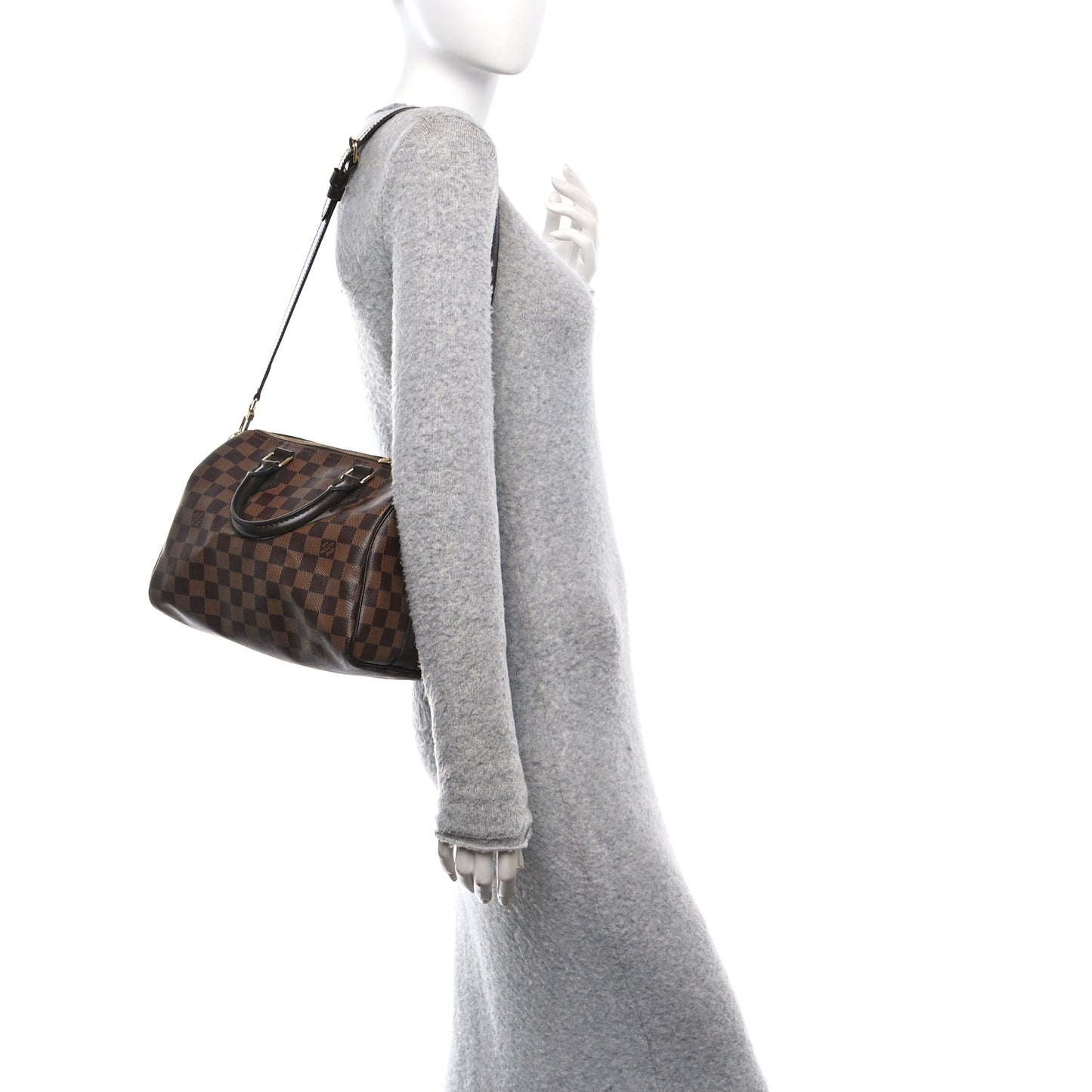Damier Ebene Speedy Bandouliere 25
