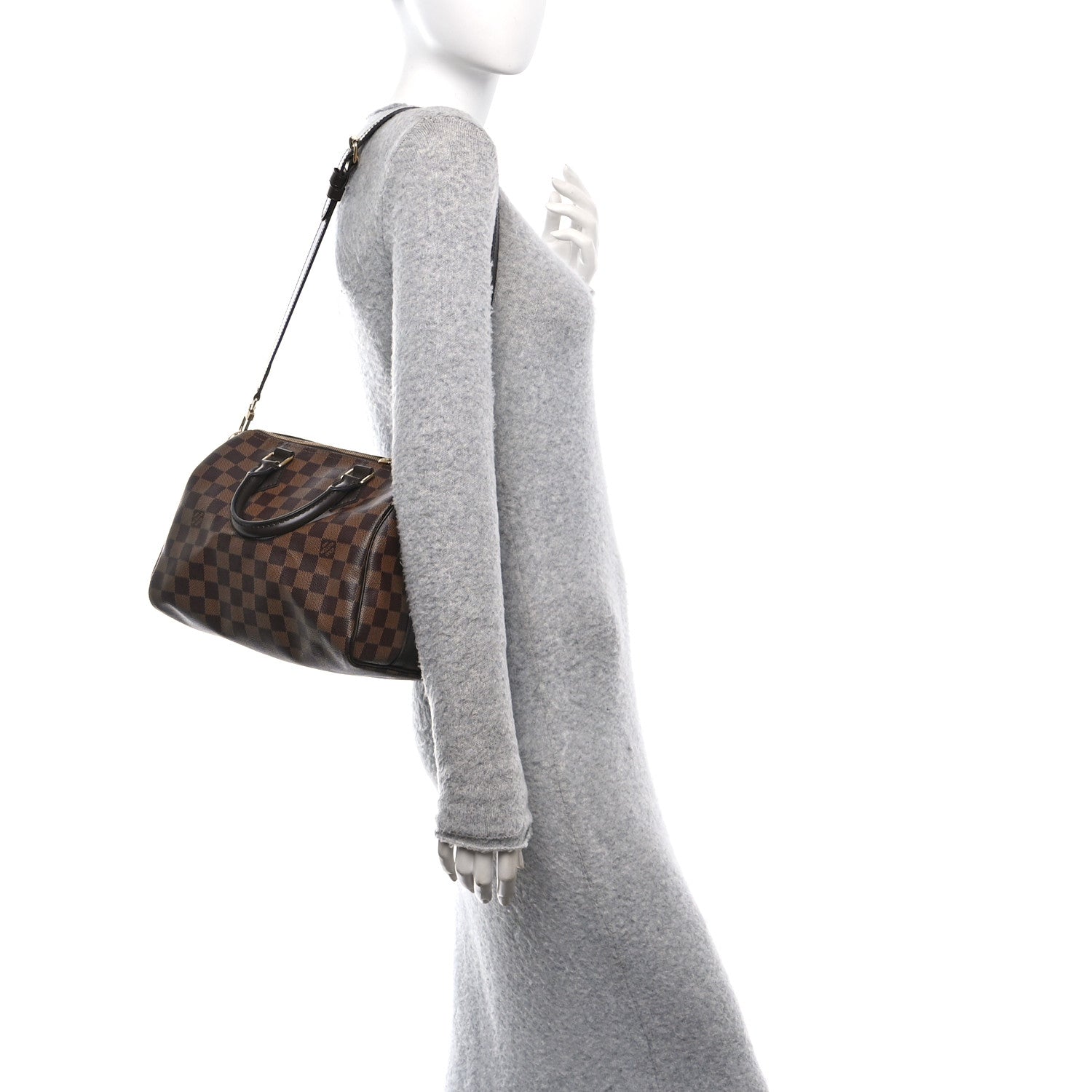 Louis Vuitton Damier Ebene Speedy Bandouliere 25 2 of 10