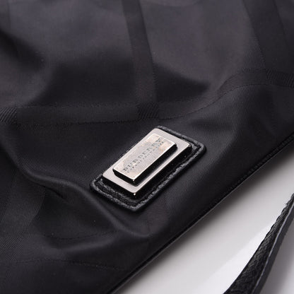 Burberry Nylon Check Crossbody Bag Black 9 of 9