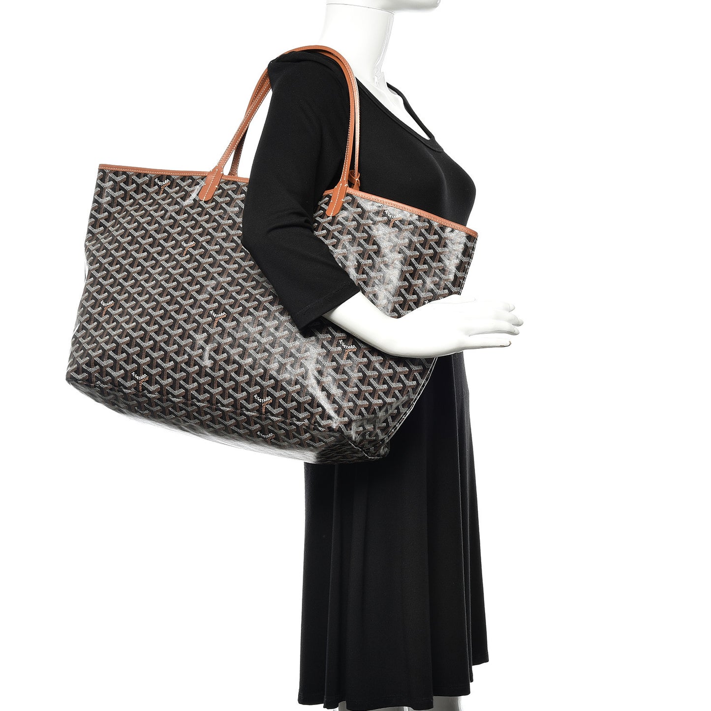 Goyardine Saint Louis GM Black Gold
