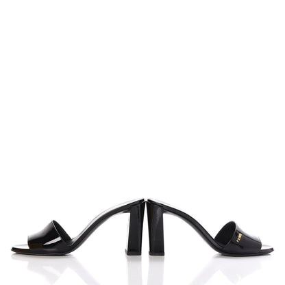 Fendi Patent Mules 39 Black 5 of 9