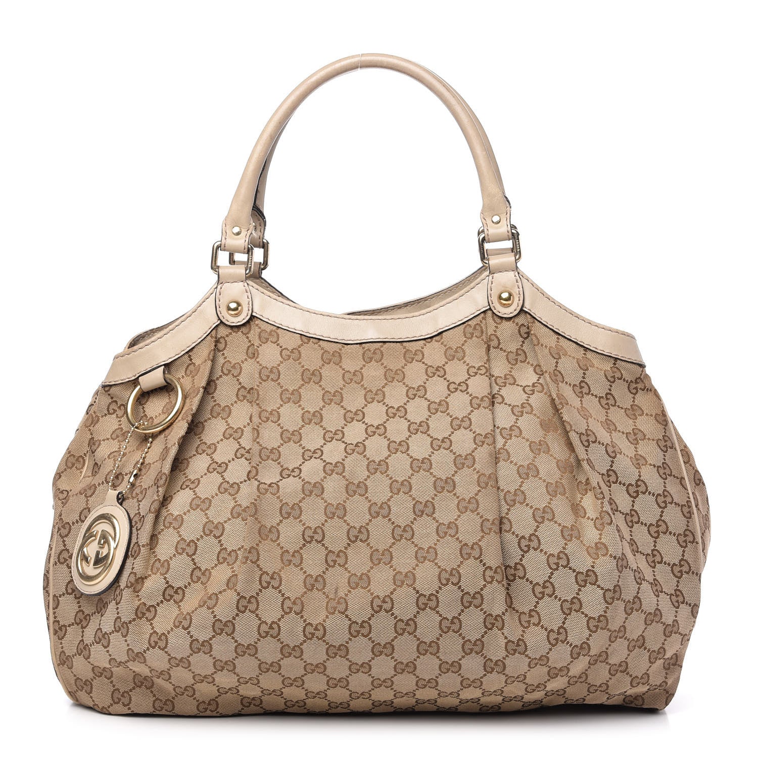 Gucci Monogram Large Sukey Tote Off White 1 of 10