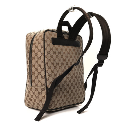 Gucci Monogram Travel Backpack Dark Brown 3 of 10