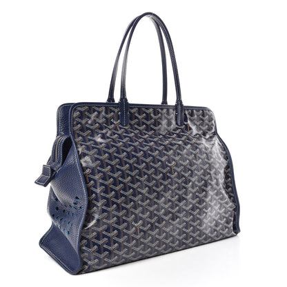 Goyard Goyardine Sac Hardy Pet Carrier PM Navy 3 of 8