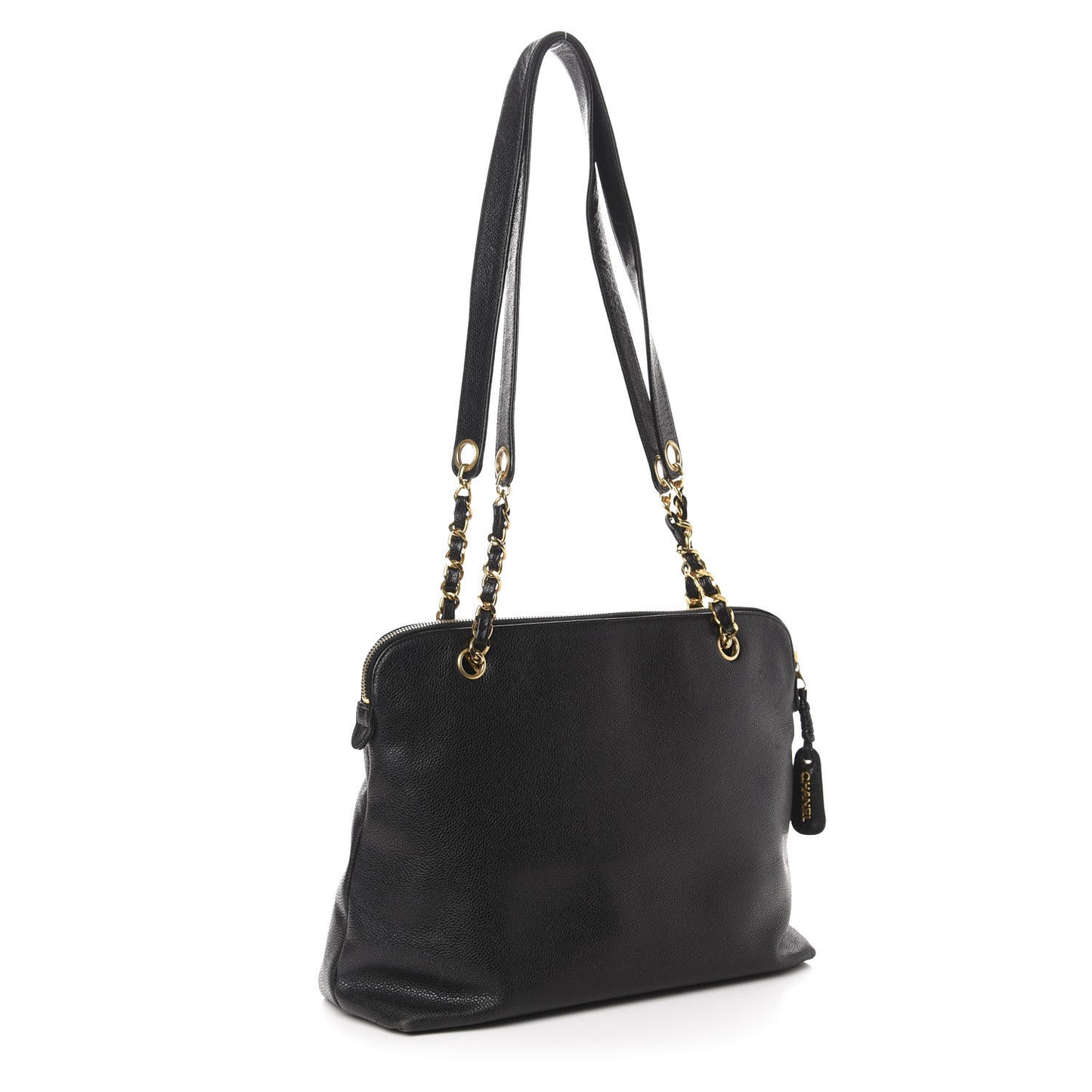 Caviar CC Shoulder Bag Black