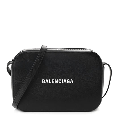 Balenciaga Calfskin Logo S Everyday Camera Bag Black 1 of 11