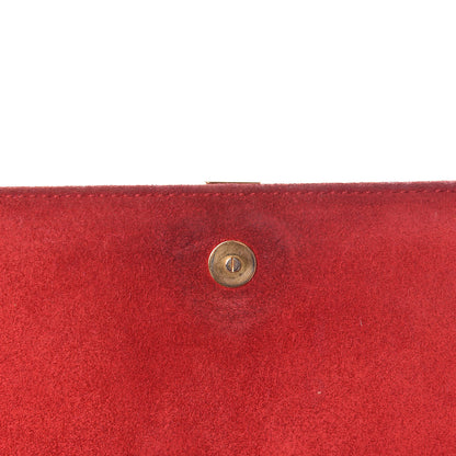 Saint Laurent Calfskin Classic Y Satchel Red 14 of 25