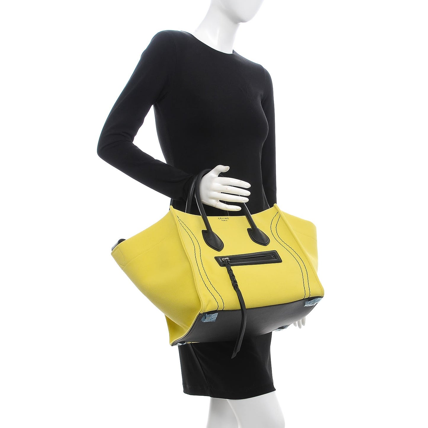 Cotton Canvas Medium Phantom Luggage Yellow