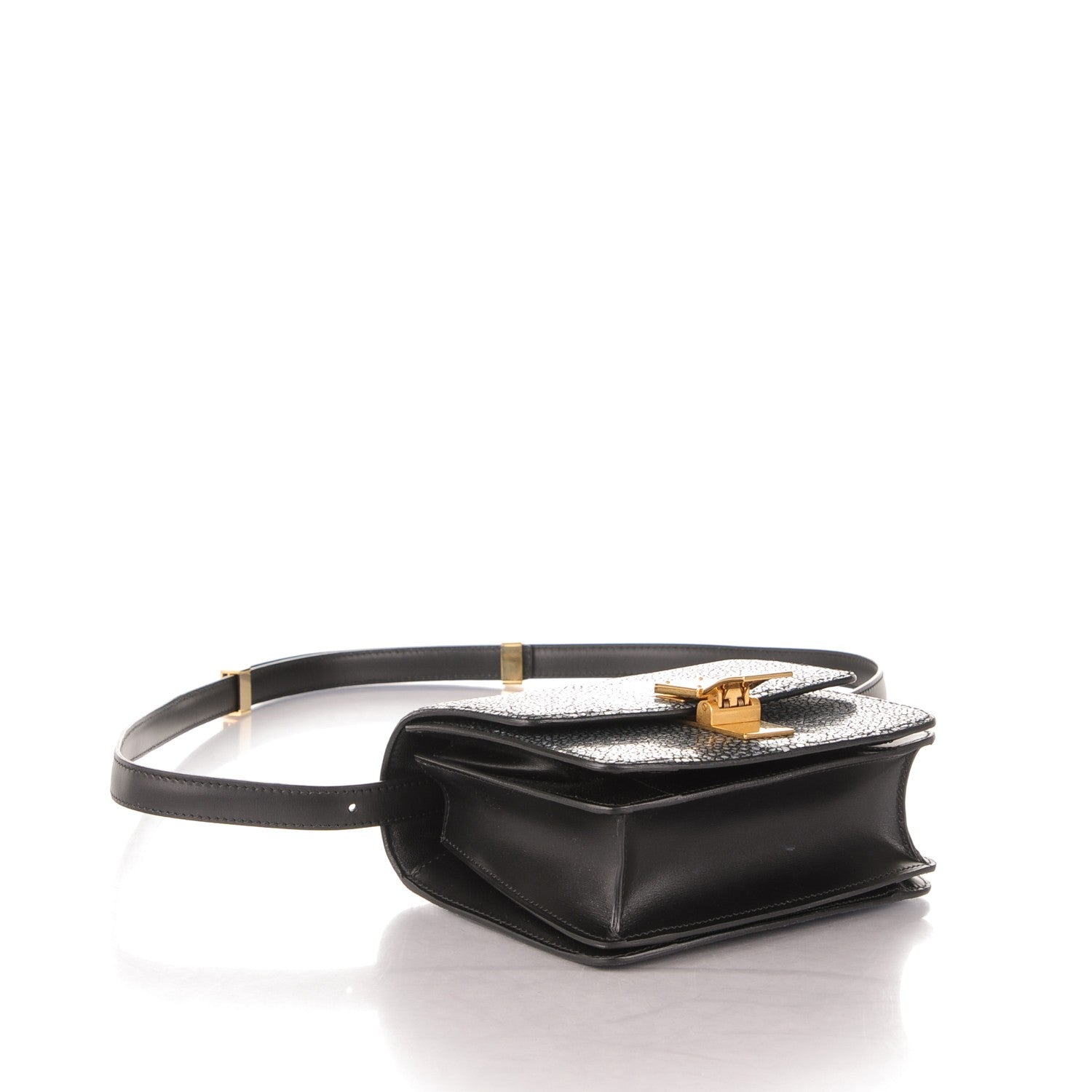 Celine Stingray Small Classic Box Flap Bag Black 4 of 7