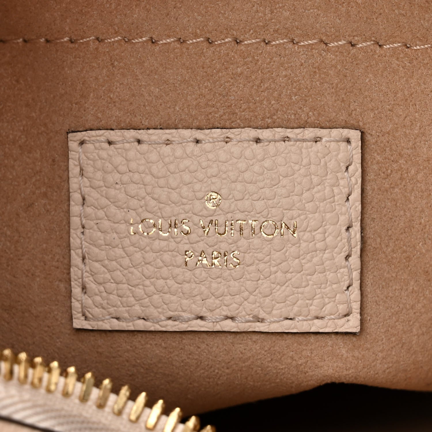 Louis Vuitton Empreinte Monogram Giant Bagatelle NM Creme 6 of 9