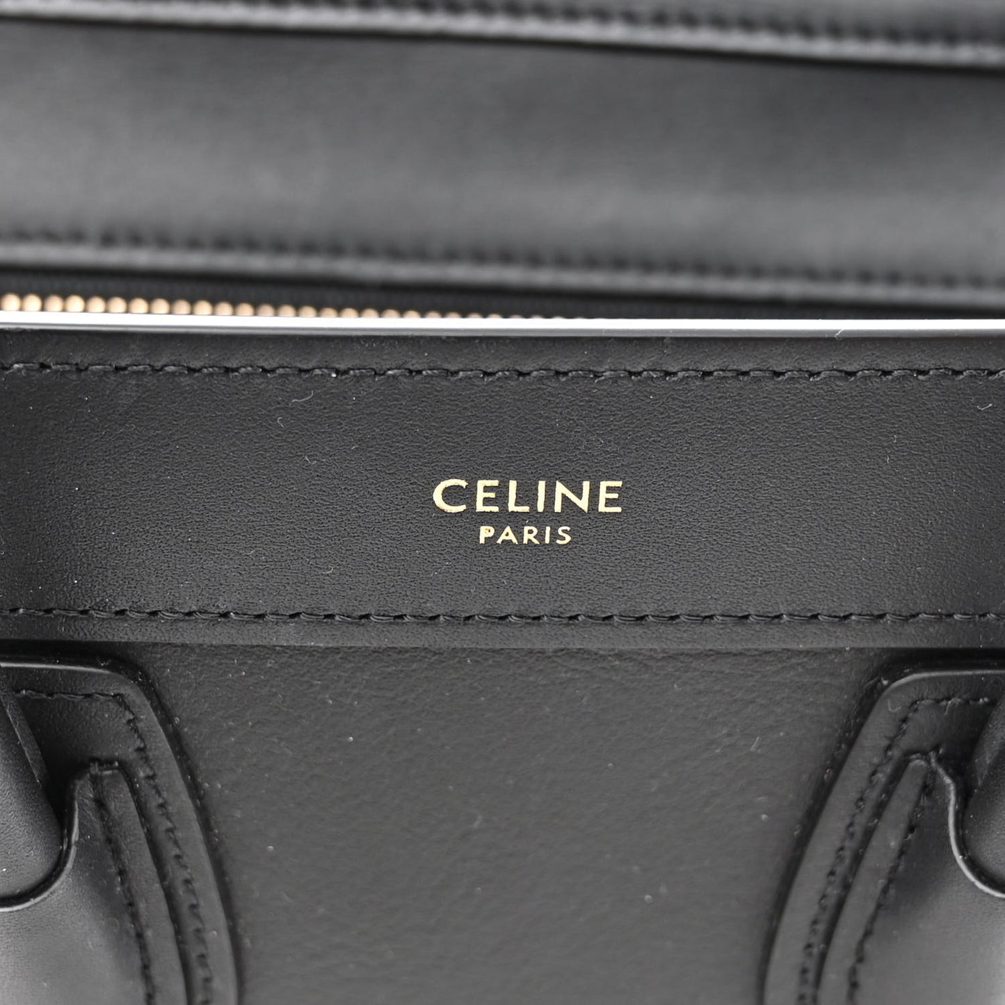 Smooth Calfskin Nano Luggage Black