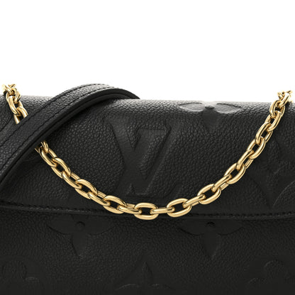 Louis Vuitton Empreinte Monogram Giant Ivy Wallet On Chain Black 7 of 10
