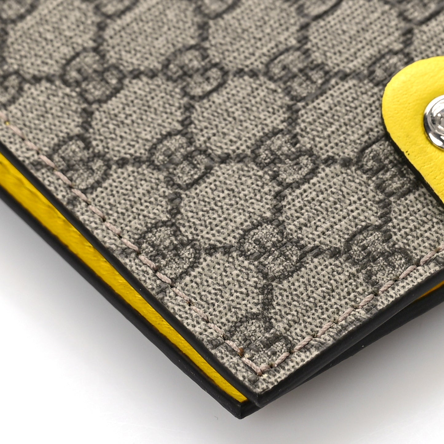 GG Plus Monogram Bi-Fold Wallet Yellow