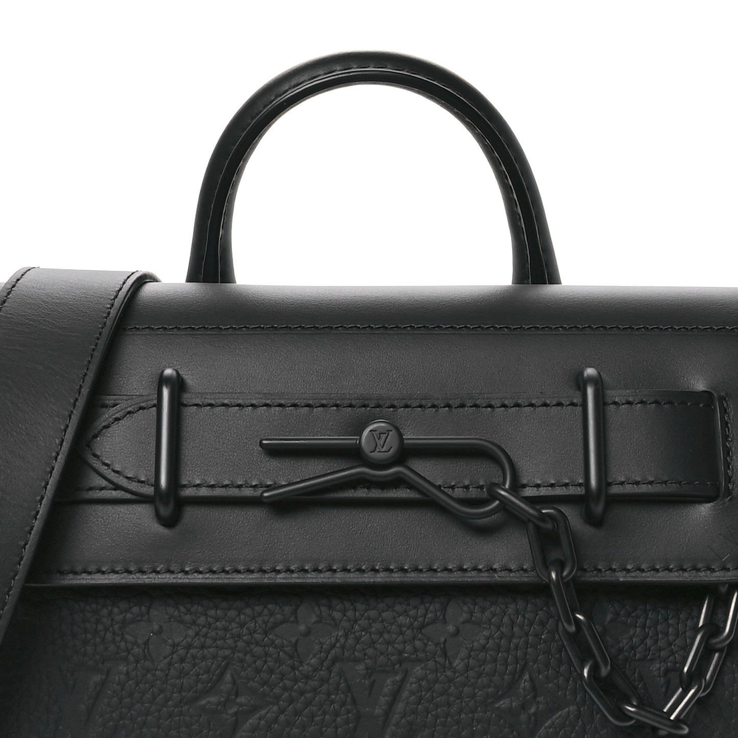 Taurillon Monogram Steamer PM NM Black