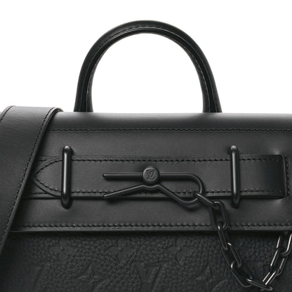 Louis Vuitton Taurillon Monogram Steamer PM NM Black 7 of 9