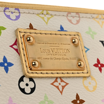 Louis Vuitton Monogram Multicolor Kate Clutch White 7 of 11
